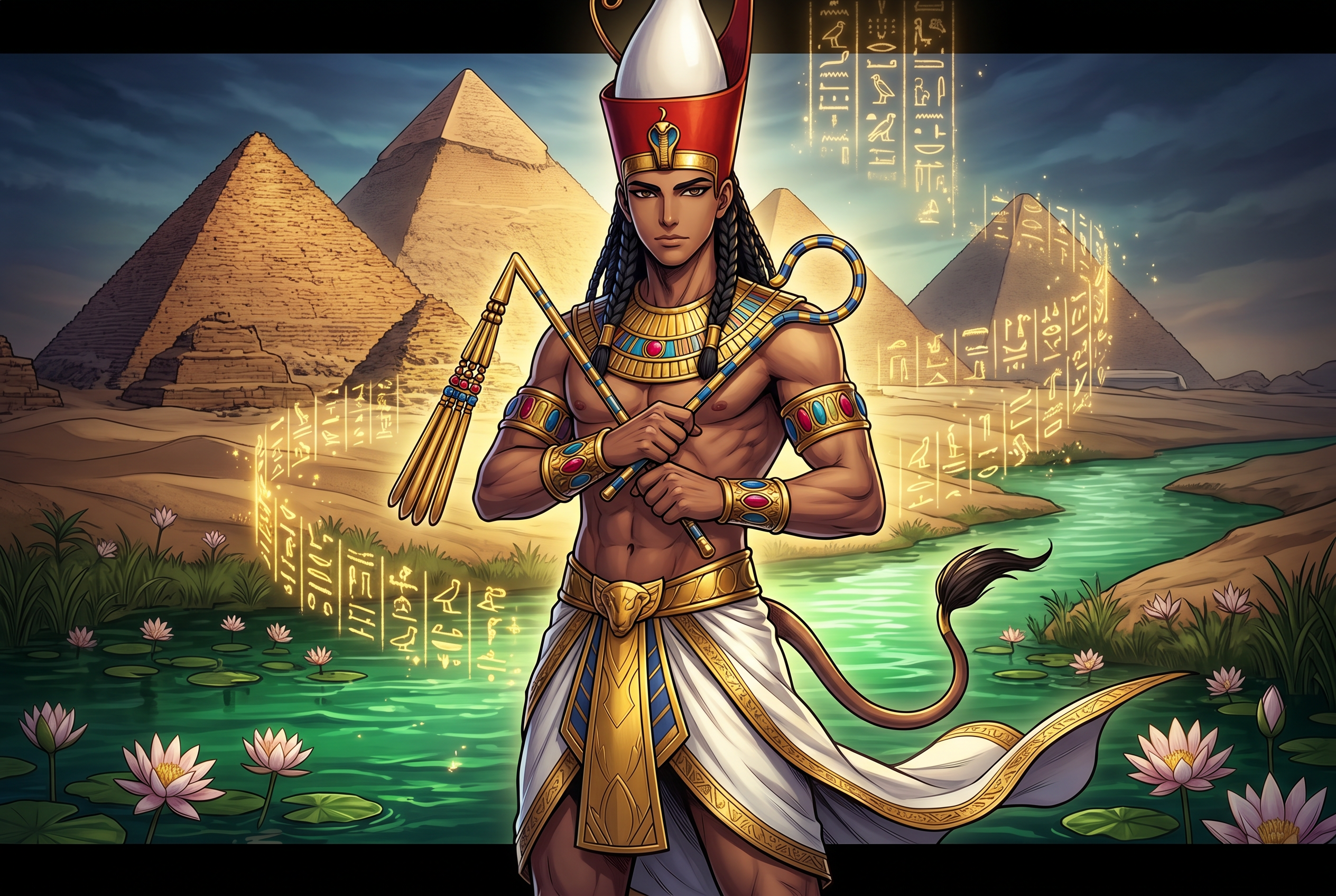 Aígyptos — Personified Egypt, the Black Land