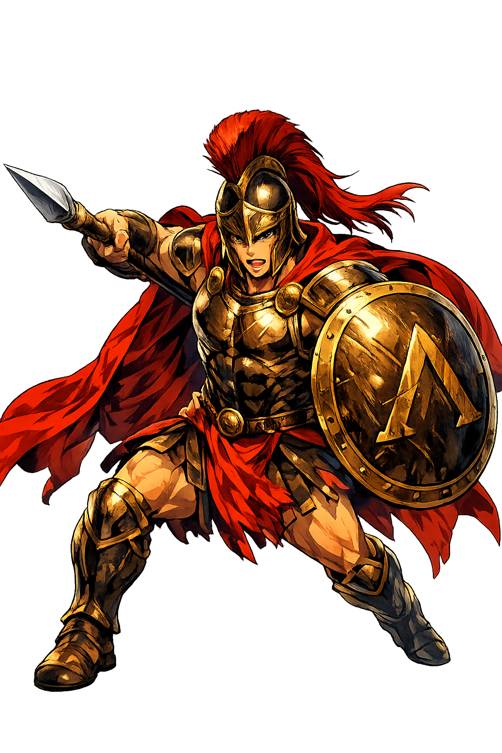Árēs — God of War, in full battle armor