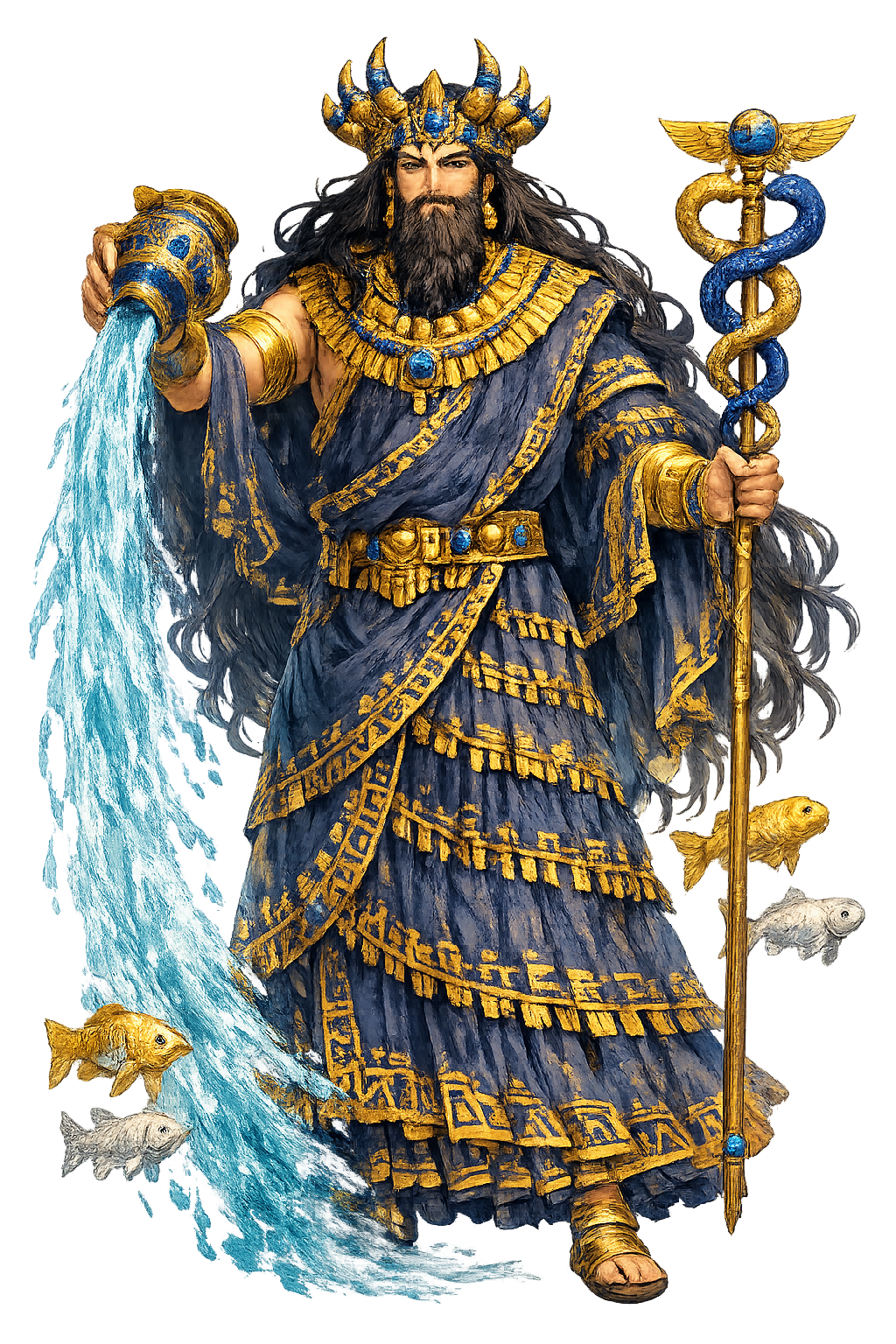 Ēa — Water, Wisdom, Crafts, Creation