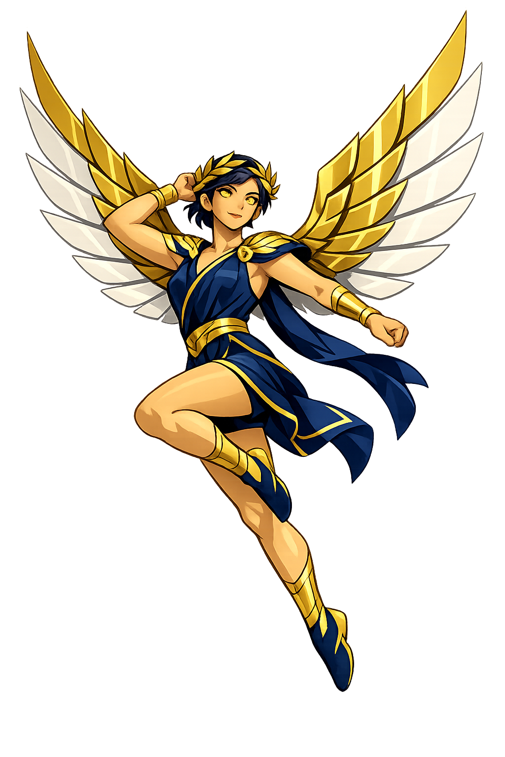 Níkē — Goddess of Victory, wings outstretched in triumph