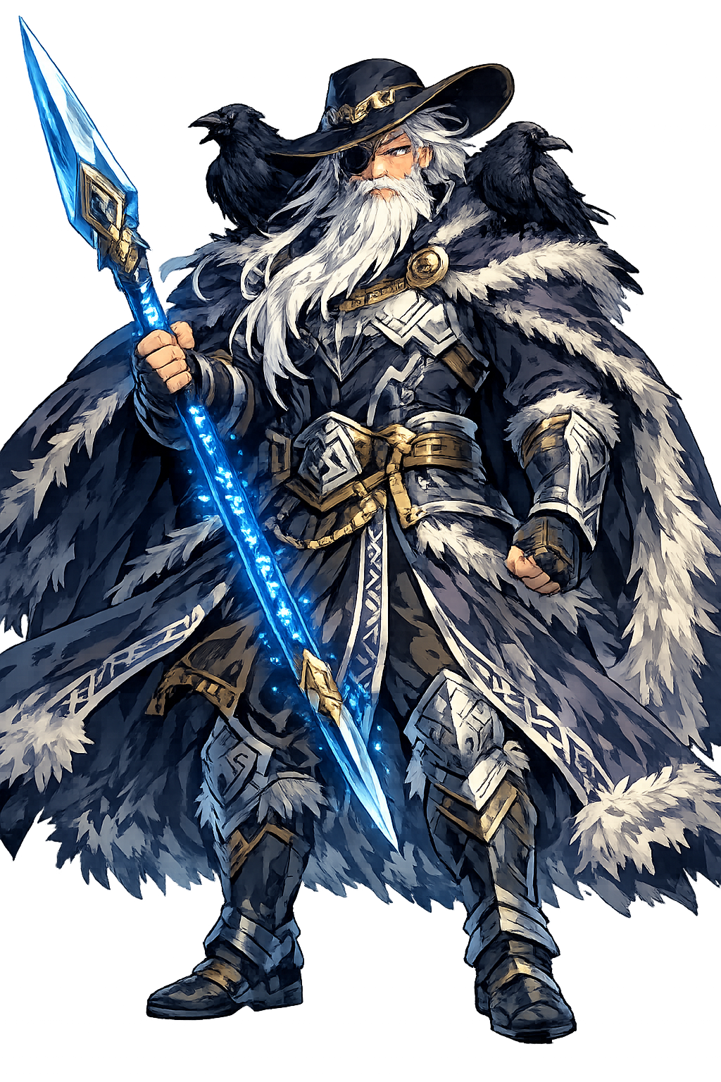 Óðinn — The All-Father, one-eyed wanderer of the Nine Worlds