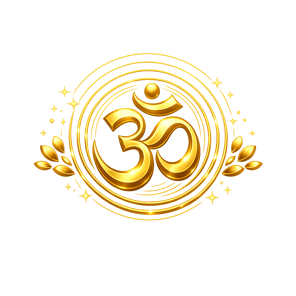 Oṃ logomark seal