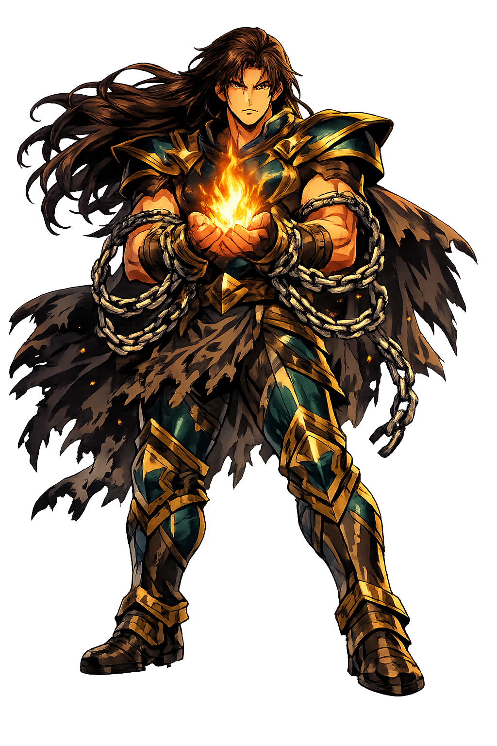 promētheus — Titan of Forethought, bound to the rock with chains of adamant